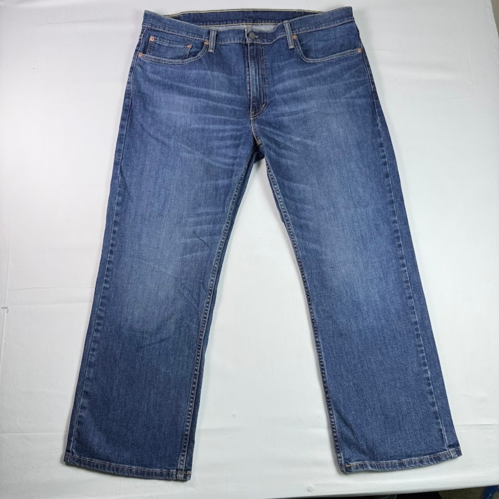 Levis 559 Relaxed Straight Jeans Mens 38x30 (Fits 40x29) Blue Denim Stretch